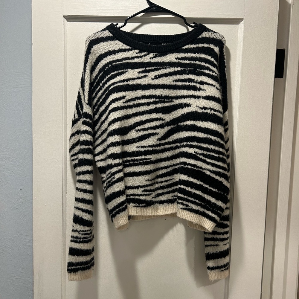 Oliviaceous Zebra Sweater